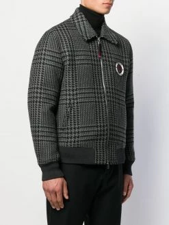 Alexander McQueen skull patch bomber jacket