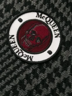 Alexander McQueen skull patch bomber jacket