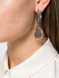 Alexander McQueen crystal pendant earrings