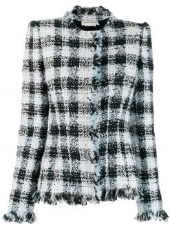 Alexander McQueen Bouclé fitted jacket