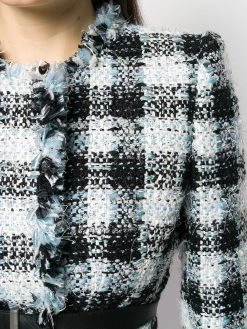 Alexander McQueen Bouclé fitted jacket