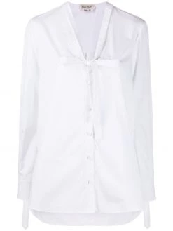 Alexander McQueen bow detail shirt