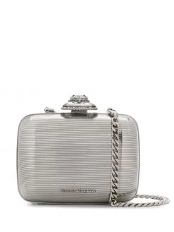 Alexander McQueen branded clutch bag