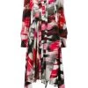 Alexander McQueen abstract print shirt dress