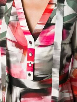 Cheapest ✔️ Alexander McQueen Abstract print 👕 shirt 👗 dress 🌟 11 Alexander McQueen abstract print shirt dress