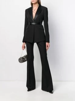 Alexander McQueen high-rise flared tailored trousers