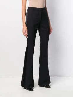 Cheapest ๐ Alexander McQueen High rise flared tailored trousers โญ 9 Alexander McQueen high-rise flared tailored trousers