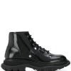 Alexander McQueen Tread lace-up boots