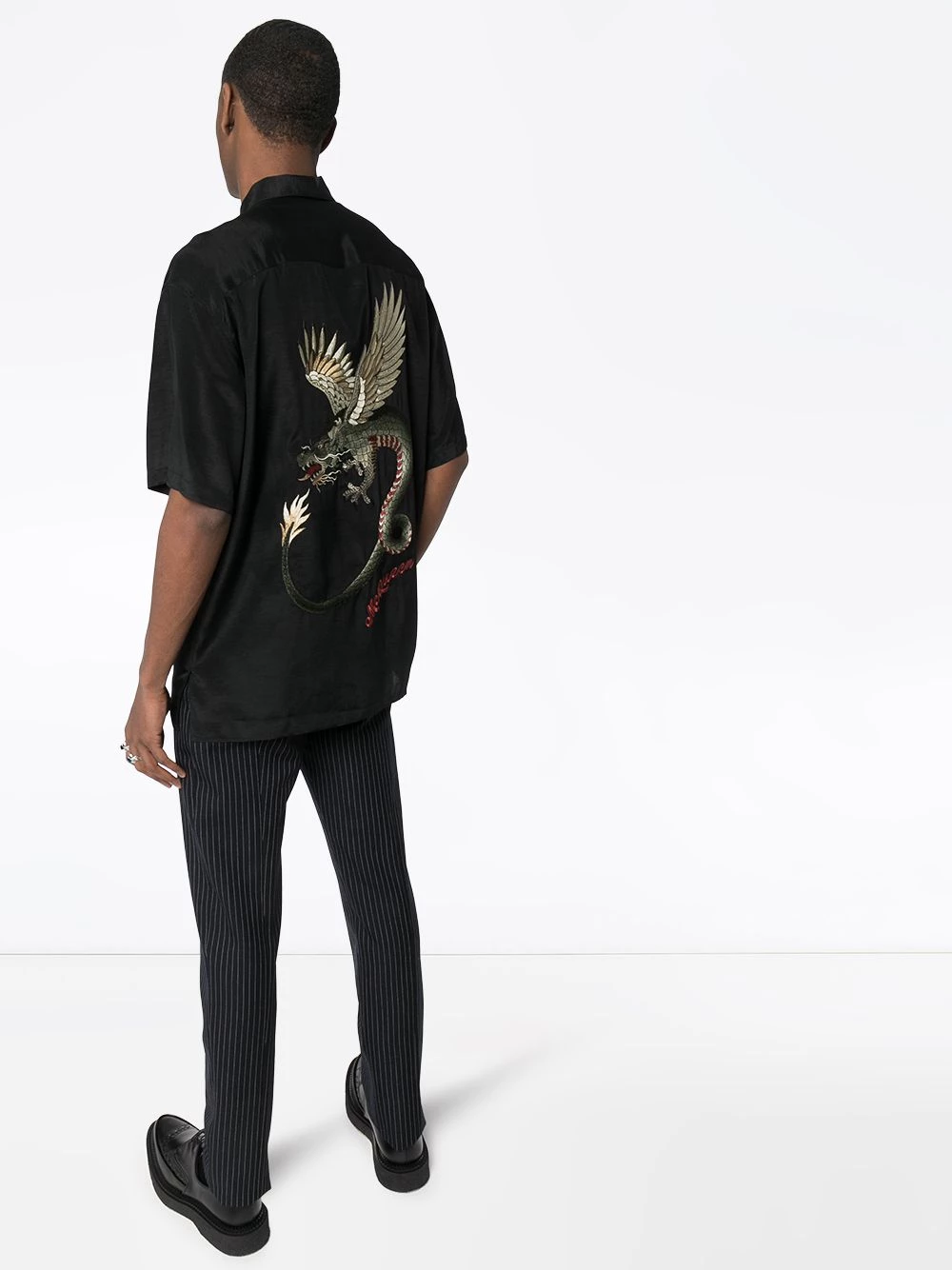 Best deal ๐ Alexander McQueen Dragon embroidered ๐ shirt ๐ 2 Alexander McQueen dragon embroidered shirt