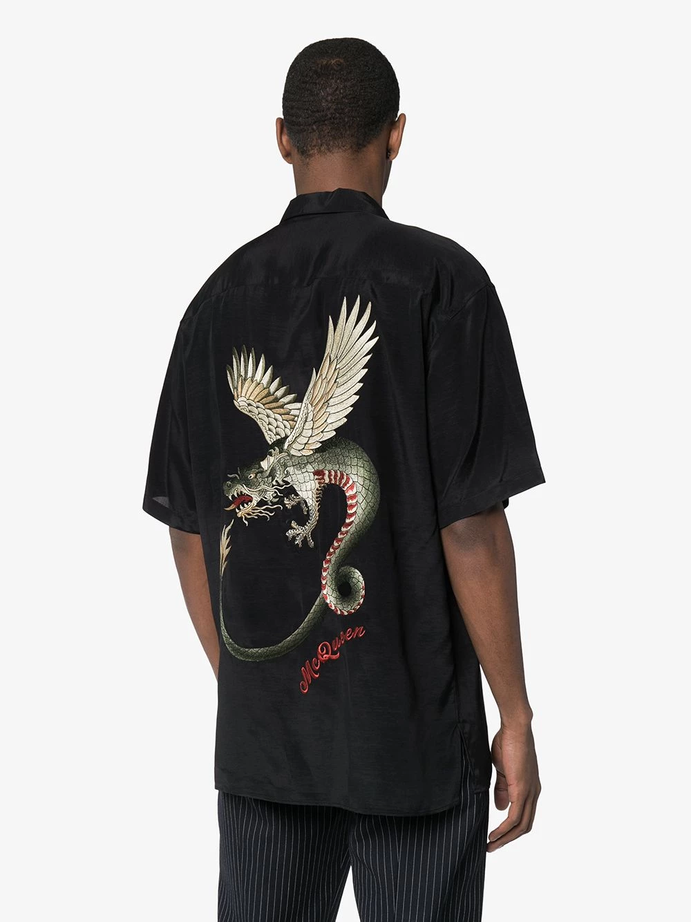 Best deal ๐ Alexander McQueen Dragon embroidered ๐ shirt ๐ 4 Alexander McQueen dragon embroidered shirt