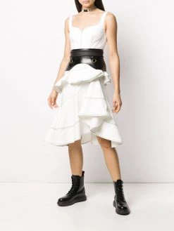 Alexander McQueen ruffled asymmetric dress