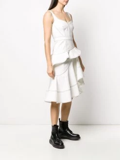Alexander McQueen ruffled asymmetric dress