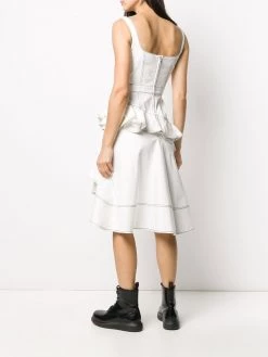 Alexander McQueen ruffled asymmetric dress
