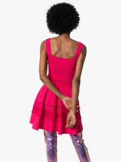 Alexander McQueen crochet-knit dress