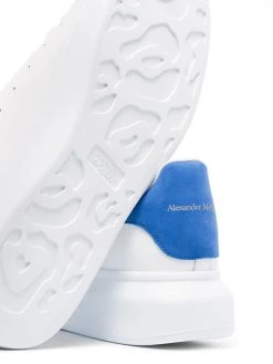 Alexander McQueen Oversized contrast heel sneakers