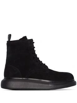Alexander McQueen Hybrid lace-up ankle boots