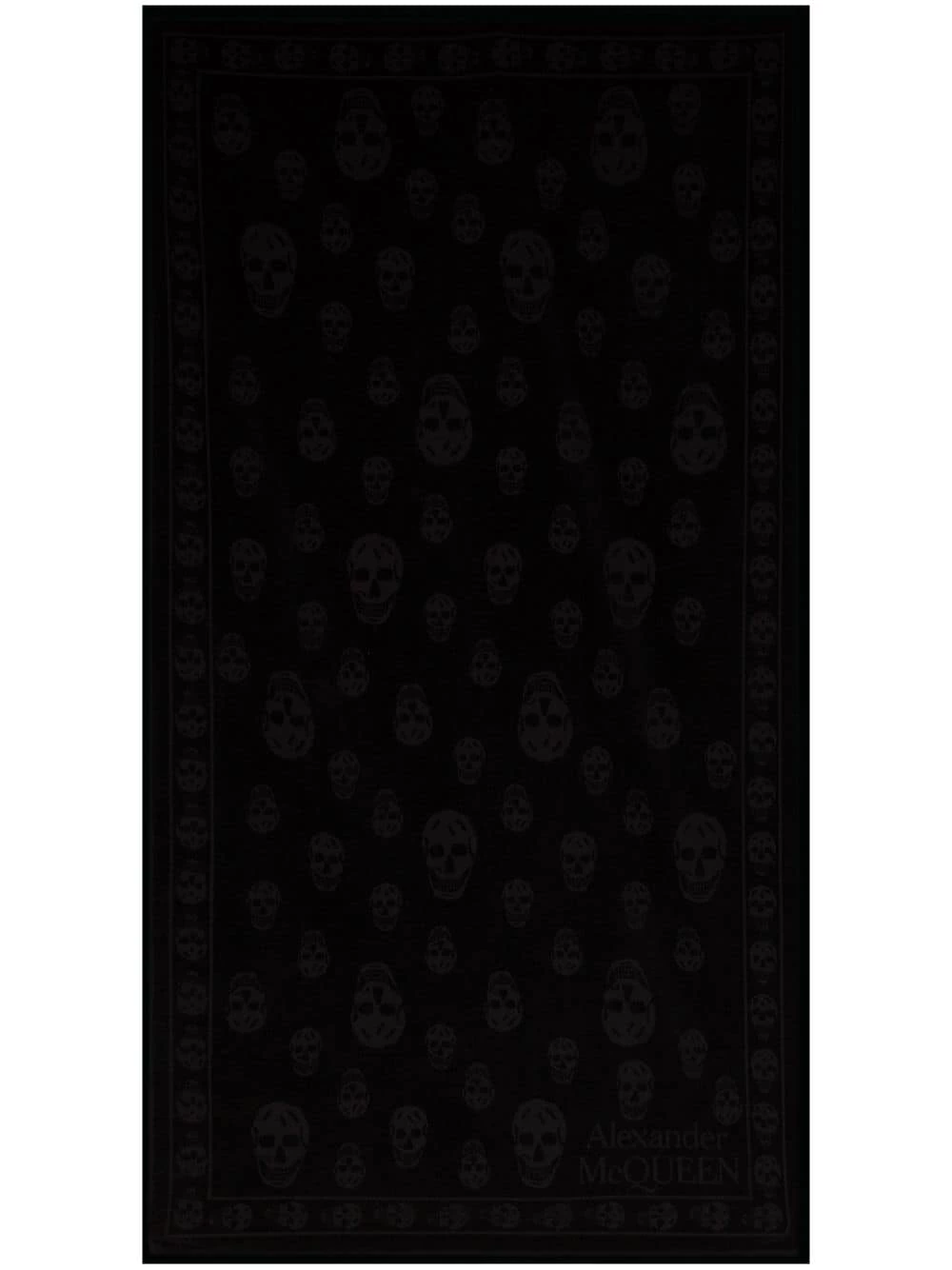 Hot Sale 🔥 Alexander McQueen Flocked cotton beach towel 🎉 1 Alexander McQueen flocked cotton beach towel