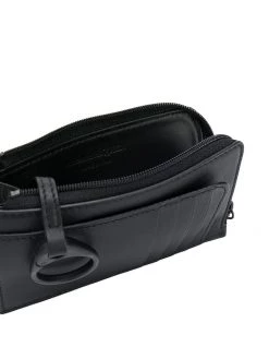 Alexander McQueen logo print coin pouch cardholder