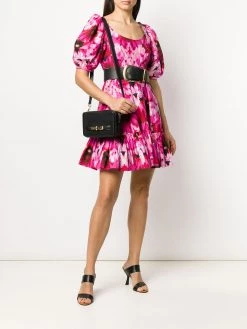 Alexander McQueen abstract floral print dress