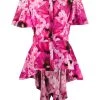 Alexander McQueen floral print asymmetric shirt