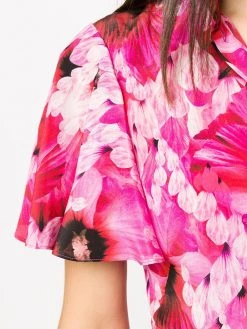 Cheapest ๐ Alexander McQueen Floral print asymmetric ๐ shirt ๐ 9 Alexander McQueen floral print asymmetric shirt