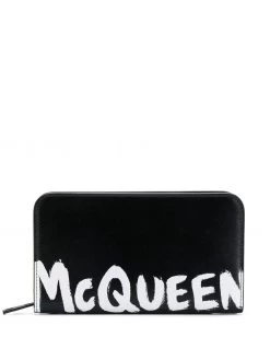 Alexander McQueen logo wallet