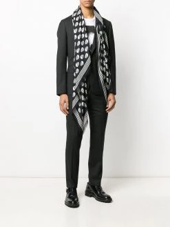 Alexander McQueen skull-print scarf