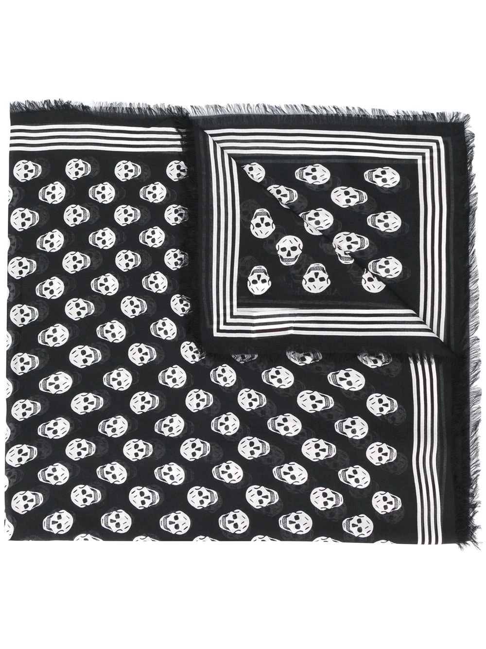 Buy 🤩 Alexander McQueen Skull print scarf 👏 1 Alexander McQueen skull-print scarf