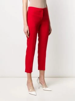 Alexander McQueen slim-fit cropped trousers