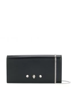 Alexander McQueen studded skull clutch