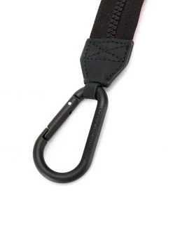 Alexander McQueen logo print zipped keyring