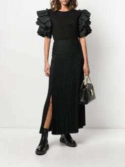 Alexander McQueen ruffled sleeve top