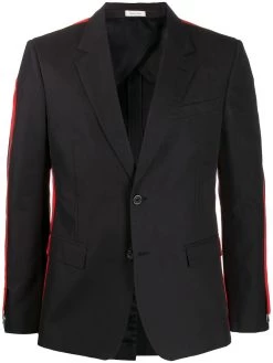 Alexander McQueen side-stripe blazer