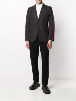 Alexander McQueen side-stripe blazer