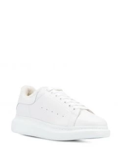 Alexander McQueen Oversized shearling-trimmed sneakers