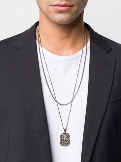 Alexander McQueen skull charm necklace