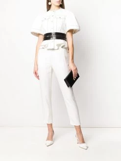 Alexander McQueen high-waist tailored trousers