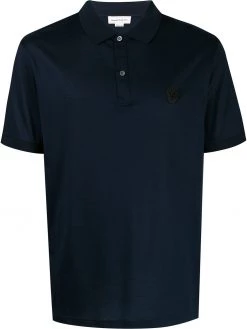 Alexander McQueen beaded skull polo shirt
