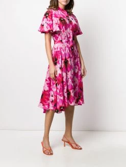 Cheap 🥰 Alexander McQueen Flower print tea 👗 dress ⭐ 9 Alexander McQueen flower print tea dress