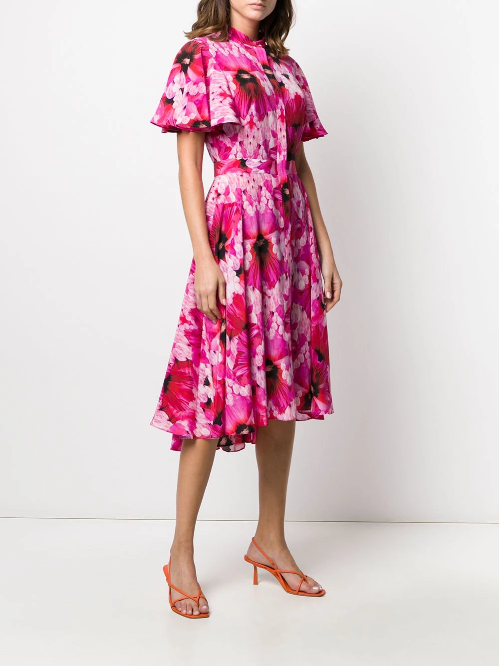 Cheap 🥰 Alexander McQueen Flower print tea 👗 dress ⭐ 3 Alexander McQueen flower print tea dress