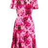 Alexander McQueen flower print tea dress