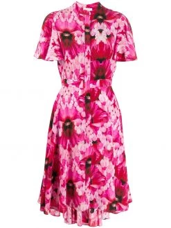Alexander McQueen flower print tea dress