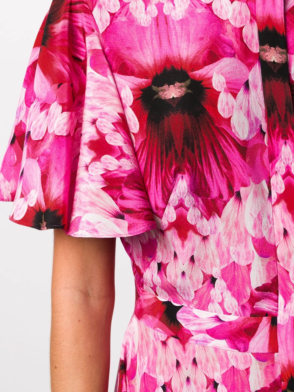 Cheap 🥰 Alexander McQueen Flower print tea 👗 dress ⭐ 5 Alexander McQueen flower print tea dress