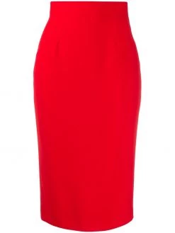 Alexander McQueen rear vent pencil skirt