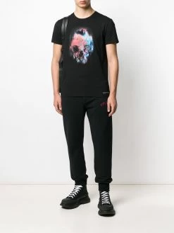 Alexander McQueen logo embroidered track pants