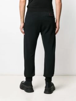 Alexander McQueen logo embroidered track pants