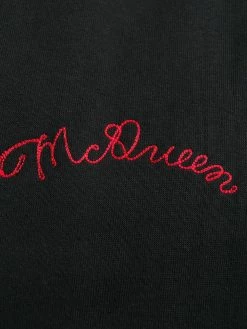Alexander McQueen logo embroidered track pants