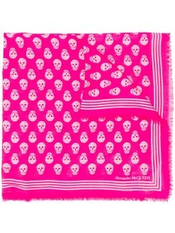 Alexander McQueen skull print shawl