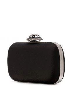 Alexander McQueen embellished spider box clutch