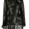 Alexander McQueen lace peplum biker jacket